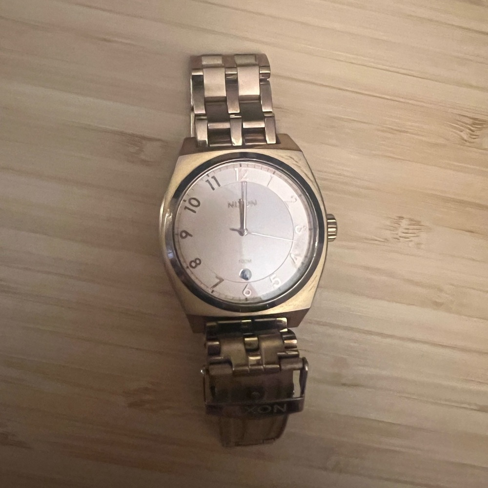 Nixon Silver and Gold Men's Watch